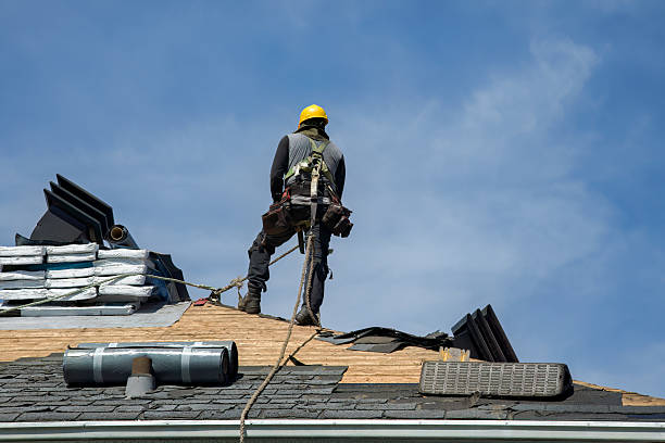 Professional Roof Installation technician working in Adamsville, PA